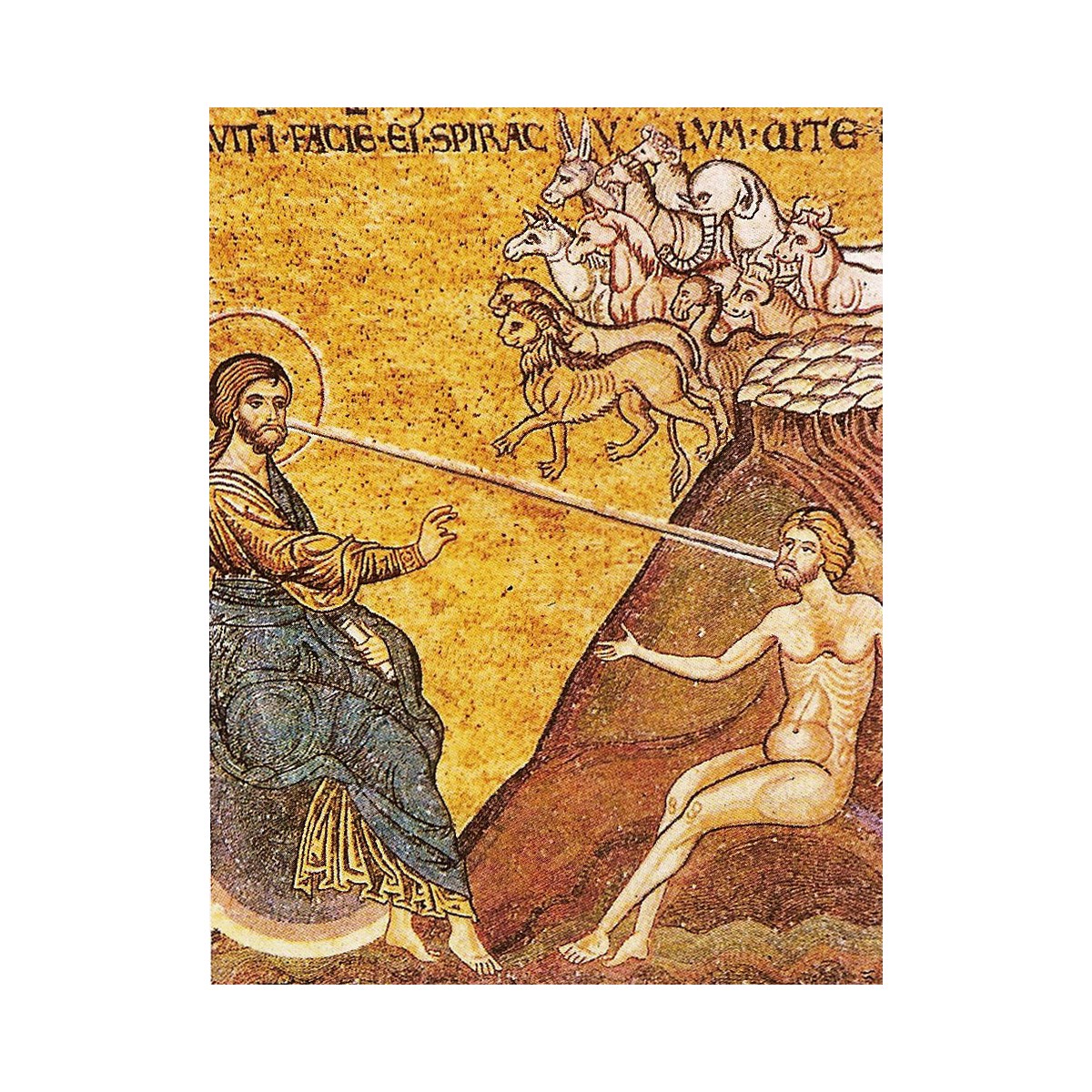 adam mosaique monreale 12e-bibleorale